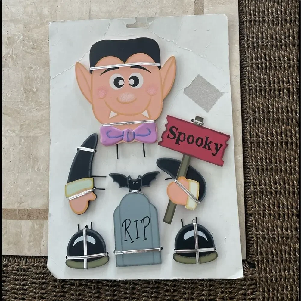 Vintage Halloween cake decorations